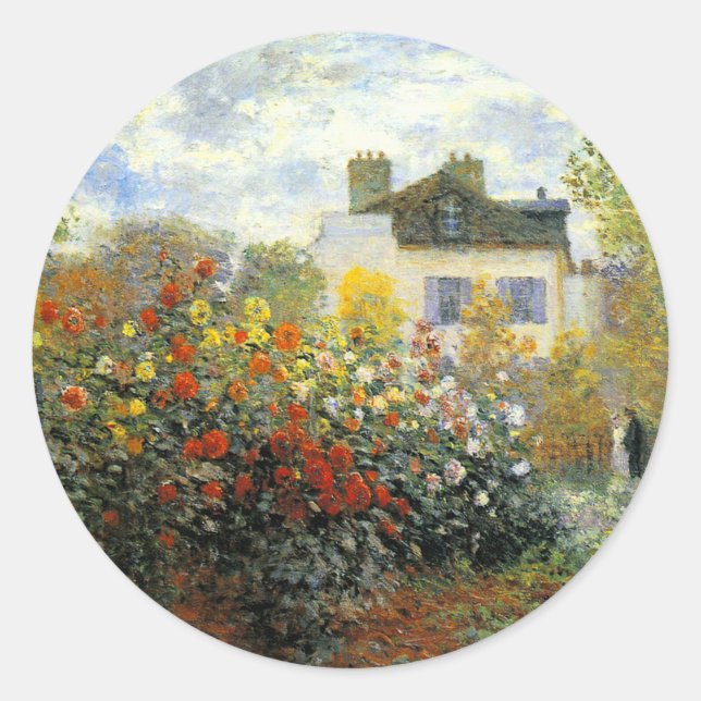 Monet Rose Garden Stickers (Vorderseite)