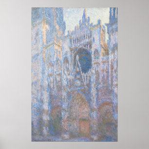 Monet - Ruen Kathedrale Das Portal Morning Nebel Poster