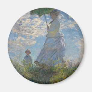 Monet’s Woman with a Parasol Magnet