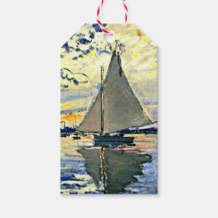 Monet - Sailboat at le Petit Gennevilliers, Geschenkanhänger