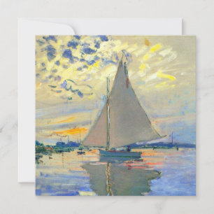 Monet Sailboat in Le Petit-Gennevilliers Einladung
