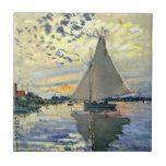 Monet - Sailboat in Le Petit-Gennevilliers Fliese<br><div class="desc">Claude Monet Malerei,  Sailboat in Le Petit-Gennevilliers,  Keramik Fliesen. VIRGINIA5050,  kundenspezifische Produkte und Geschenke auf www.zazzle.com/virginia5050*,  PaulKleeGiftShop,  InternationalGifts,  RetirementGiftStore,  BirthdayGiftStore,  ILoveGiftStore,  und FloridaGiftStore.zazzle.com/FloridaGiftStore.</div>