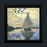 Monet - Sailboat in Le Petit-Gennevilliers Geschenkbox<br><div class="desc">Claude Monet Gemälde,  Sailboat in Le Petit-Gennevilliers,  Geschenkboxen.  VIRGINIA5050,  kundenspezifische Produkte und Geschenke auf www.zazzle.com/virginia5050*,  PaulKleeGiftShop,  InternationalGifts,  RetirementGiftStore,  BirthdayGiftStore,  ILoveGiftStore,  und FloridaGiftStore.zazzle.com/FloridaGiftStore.</div>