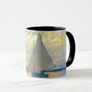 Monet Sailboat in Le Petit-Gennevilliers Tasse