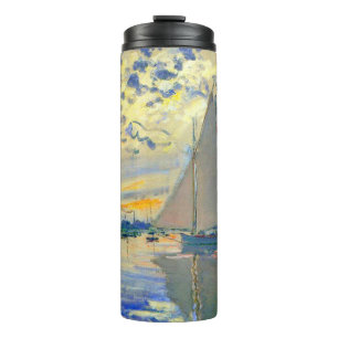 Monet Sailboat in Le Petit-Gennevilliers Thermosbecher