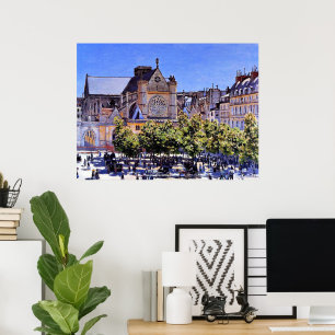 Monet - Saint Germain l'Auxerrois Poster