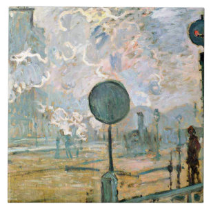 Monet - Saint-Lazare Station, Außenbereich Fliese