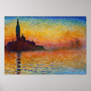 Monet - San Giorgio Maggiore Poster