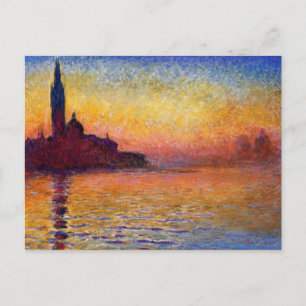 Monet San Giorgio Postkarte