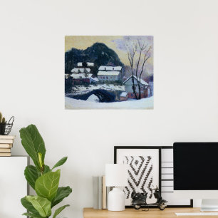 Monet - Sandviken, Norwegen Poster