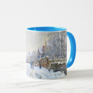 Monet - Schneeszene in Argenteuil Tasse