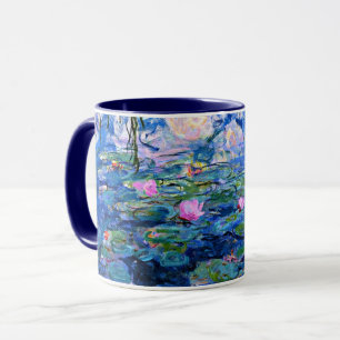 Monet: Seerosen 1919, berühmtes Gemälde Tasse
