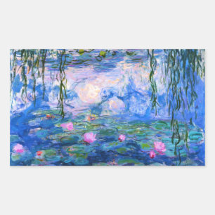 Monet Seerosen Aufkleber