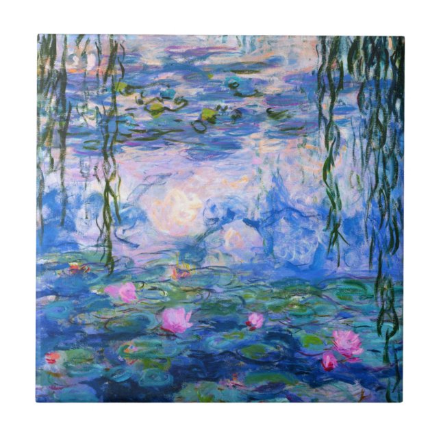 Monet Seerosen Fliese (Vorderseite)