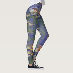 Monet Seerosen Meisterwerk Malerei Leggings