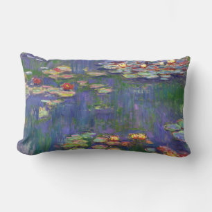 Monet Seerosen Meisterwerk Malerei Lendenkissen