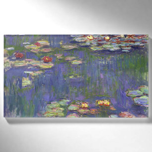 Monet Seerosen Meisterwerk Malerei Namenschild