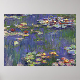 Monet Seerosen Meisterwerk Malerei Poster