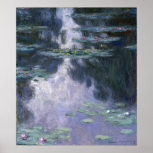 Monet - Seerosen (Nympheas) Poster