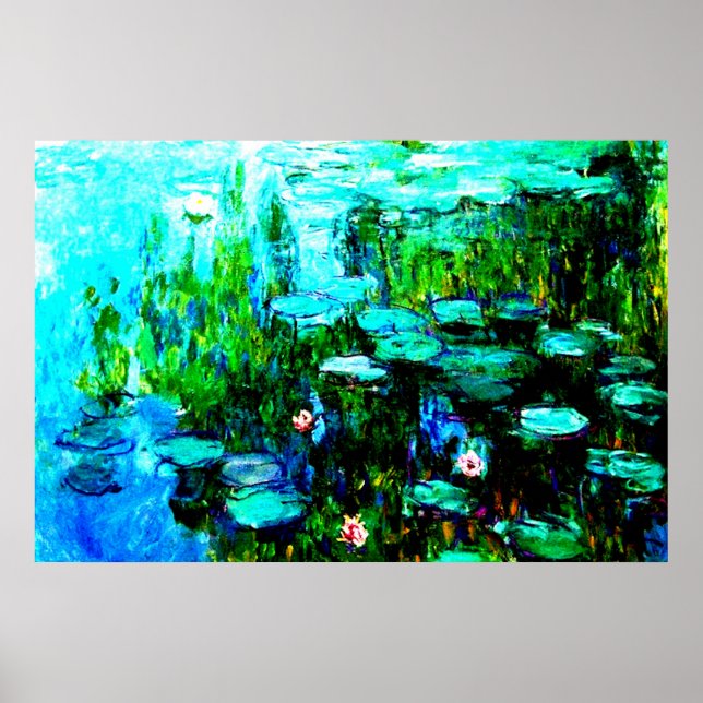 Monet Seerosen Poster (Vorne)