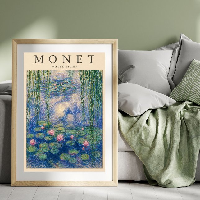 Monet Seerosen Poster | Impressionistischer Garten (Von Creator hochgeladen)