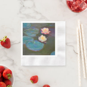 Monet Seerosen Teich Seerosen Gemälde Serviette