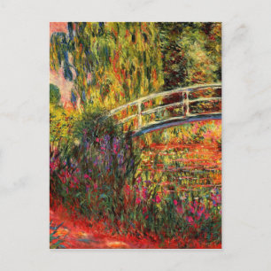Monet - Seerosenteich, Wasser-Schwertlilien Postkarte
