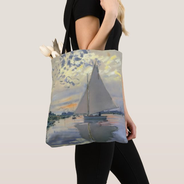 Monet-Segelboot Französischer Impressionismus Klas (Von Nahem)