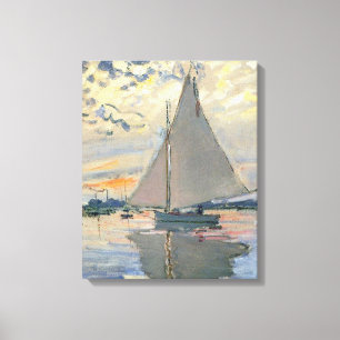 Monet-Segelschiff Französischer Impressionismus Kl Leinwanddruck