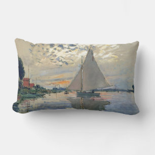Monet-Segelschiff Französischer Impressionismus Kl Lendenkissen
