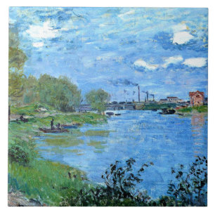 Monet - Seine-Ufer im Grand Jatte, Fliese