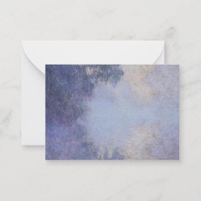 Monet - Seine-Zweigstelle bei Giverny Mitteilungskarte (Vorderseite)