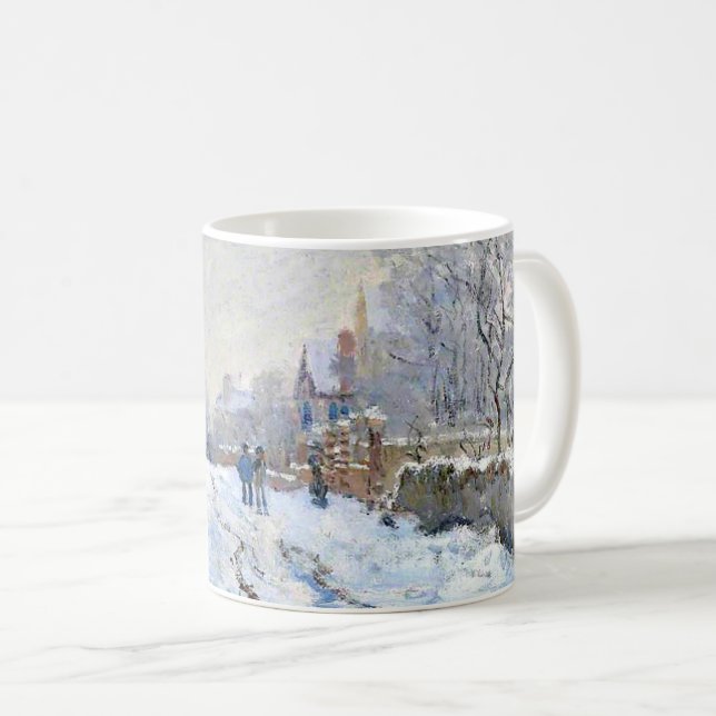 Monet - Snow Scene at Argenteuil Kaffeetasse (VorderseiteRechts)