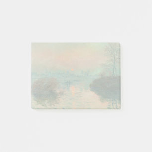 Monet Sonnenuntergang Seine Feine Kunst Impression Post-it Klebezettel