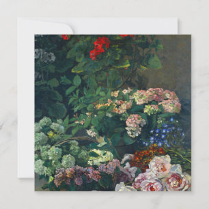 Monet Spring Flowers Einladung