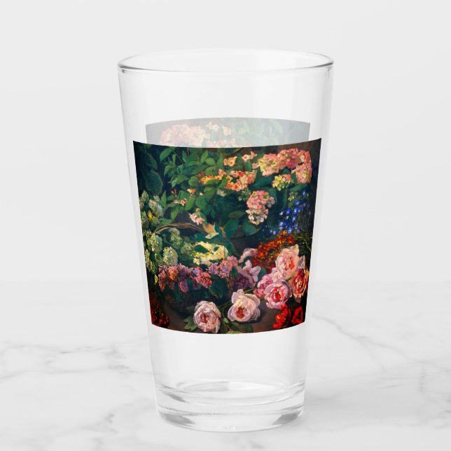 Monet Spring Flowers Glas (Vorderseite)