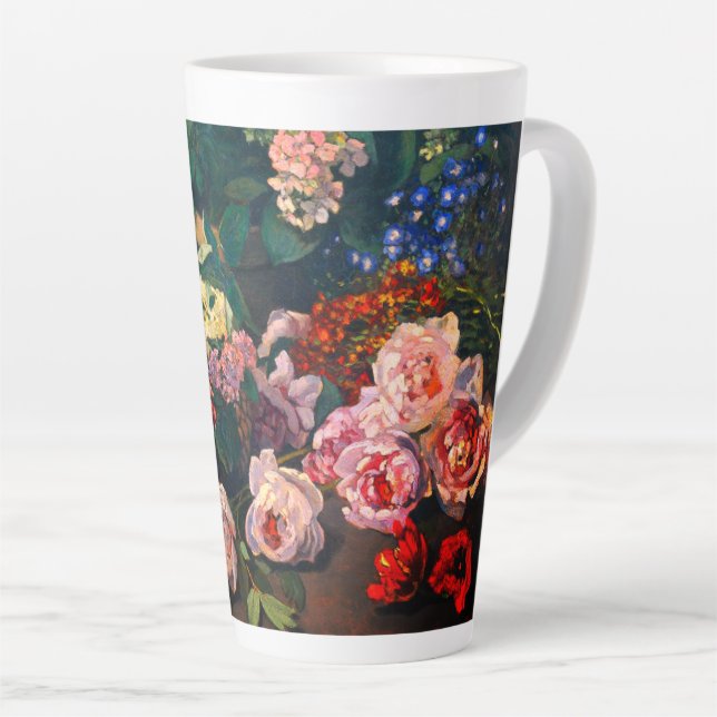 Monet Spring Flowers Milchtasse (Rechte Ecke)