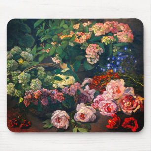 Monet Spring Flowers Mousepad