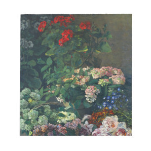 Monet Spring Flowers Notizblock