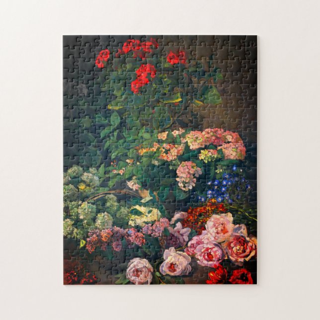 Monet Spring Flowers Puzzle (Vertikal)