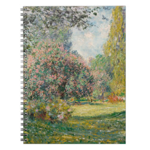Monet Spring Garden Spiral Notebook Notizblock