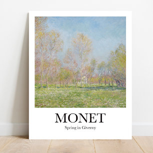 Monet Spring - The Golden Tulip Poster