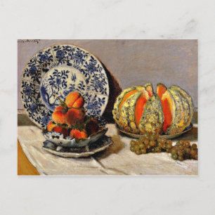 Monet - Stillleben mit Melon Postkarte