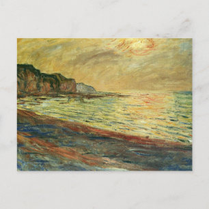 Monet Strand bei Pourville Postkarte