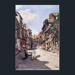 Monet - Straße des Bavolie Honfleur Acryl Wandkunst<br><div class="desc">Claude Monets Gemälde,  Straße der Bavolie,  Honfleur.</div>