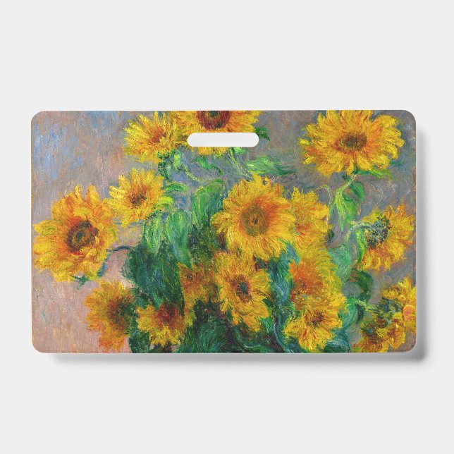 Monet Sunblumen Ausweis (Vorderseite)