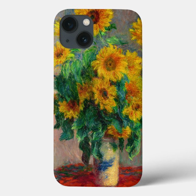 Monet Sunblumen Case-Mate iPhone Hülle (Rückseite)