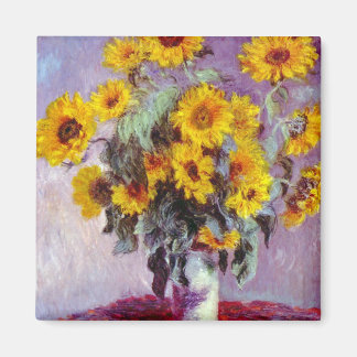 Monet Sunblumen Magnet