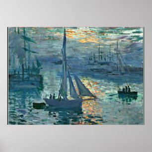 Monet - Sunrise (Marine), Fine Art, Poster