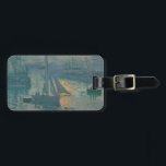 Monet Sunrise Marine Impressionismus Gemälde Gepäckanhänger<br><div class="desc">Claude Monets Gemälde Sunrise (Marine) ist ein berühmtes Gemälde des französischen Impressionisten Claude Monet aus dem Jahr 1872. Sunrise (Marine) wurde in der Luft gemalt,  oder "im Freien" und zeigt seine informellen und spontanen Pinselstriche.</div>